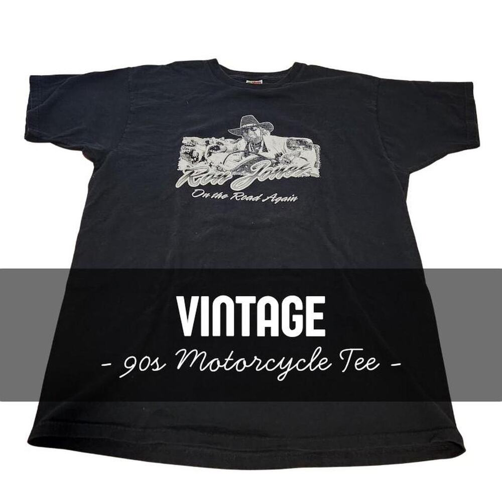 Vintage Ron Jones On The Road Again T-Shirt with Tour Dates and Cities
